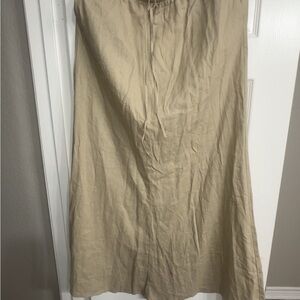 Zara Beige Maxi Skirt
